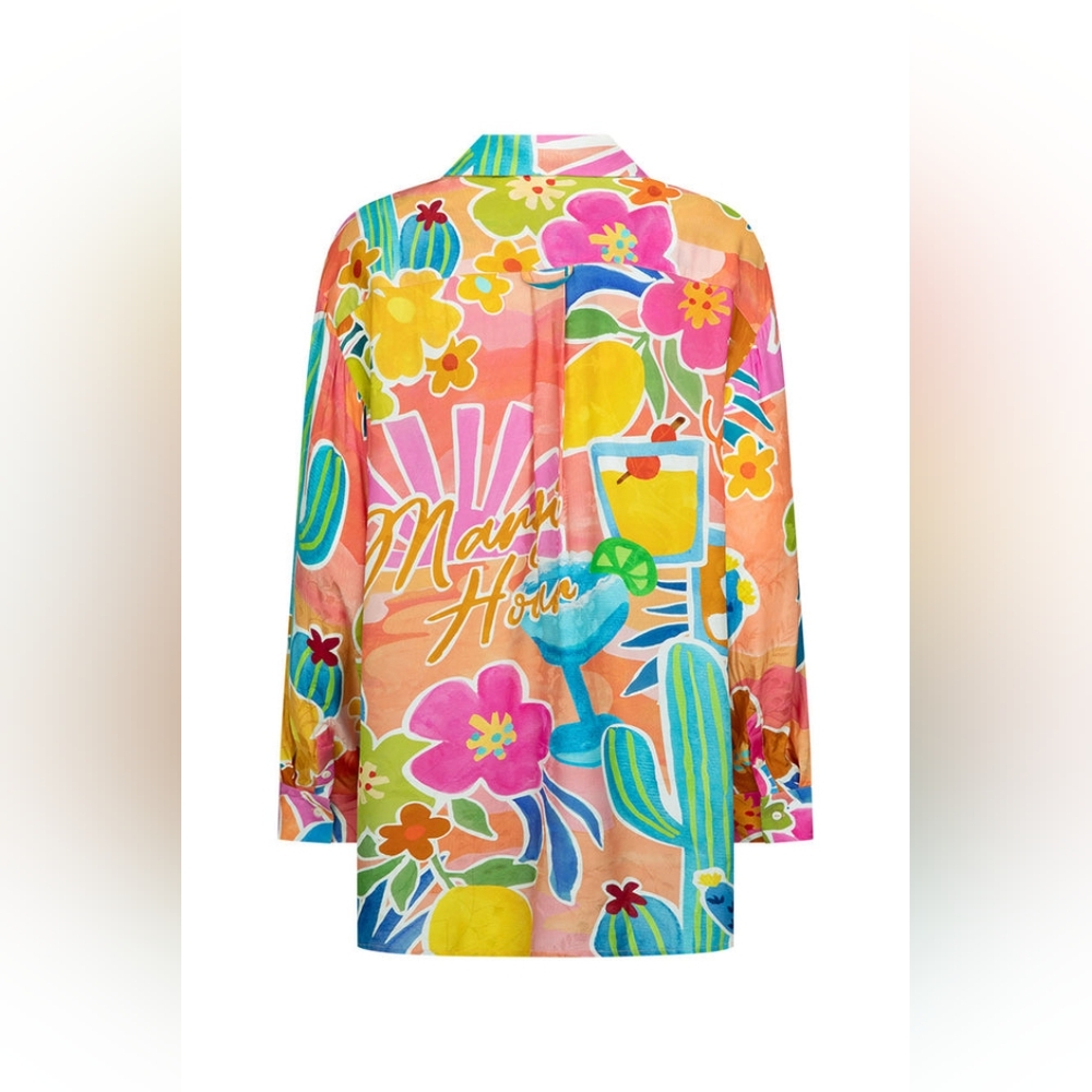 Spell & The Gypsy Margi Hour Shirt Dress Size Small - Picture 5 of 7